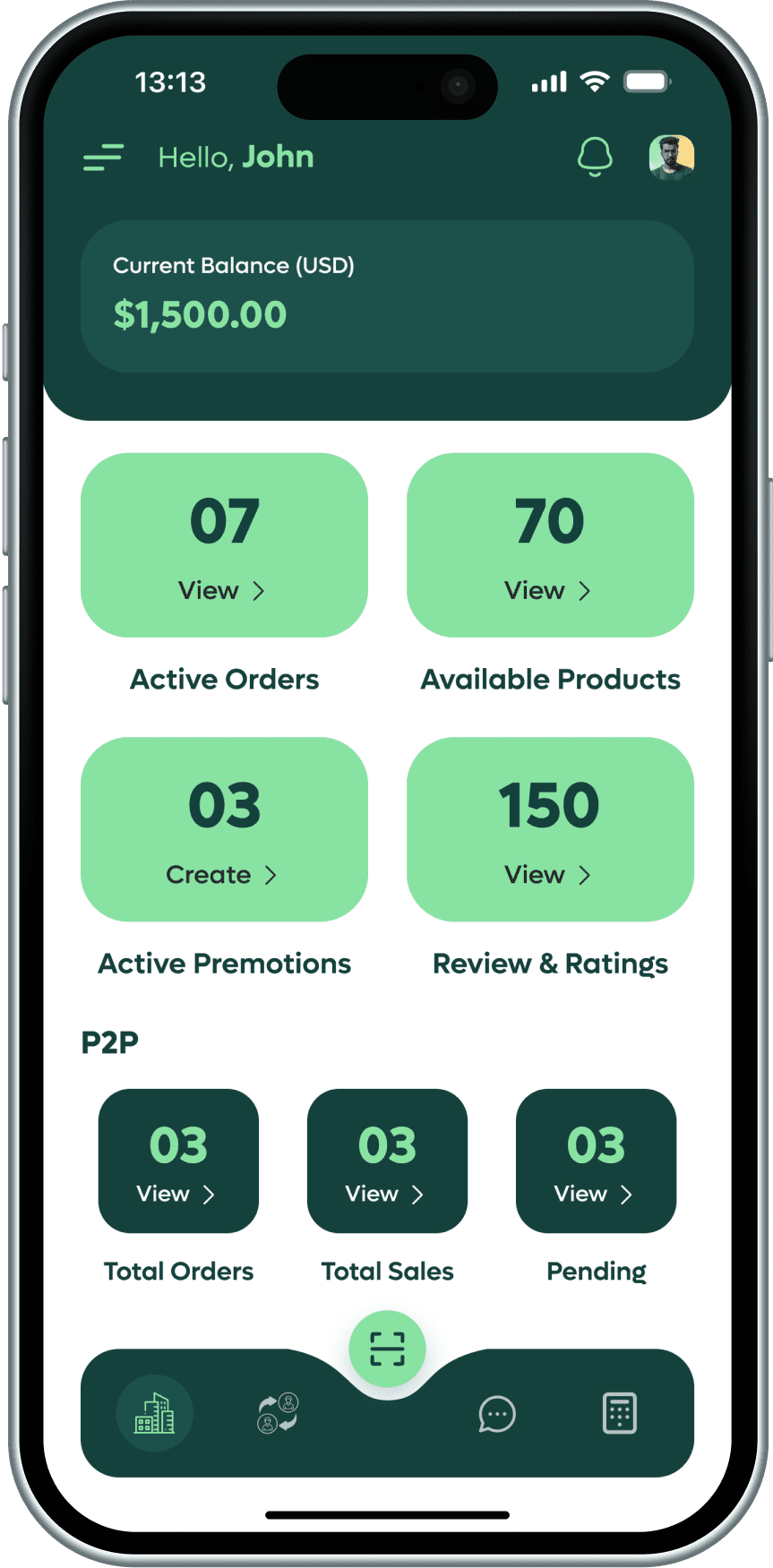 App screen 1